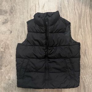 Old Navy Black Quilted Vest
